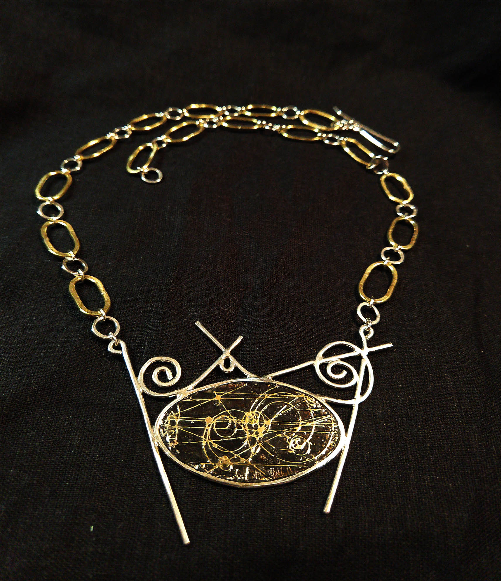 Bubble Chamber Necklace